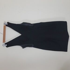 Madewell Leather Accent Women's Dress Size 0